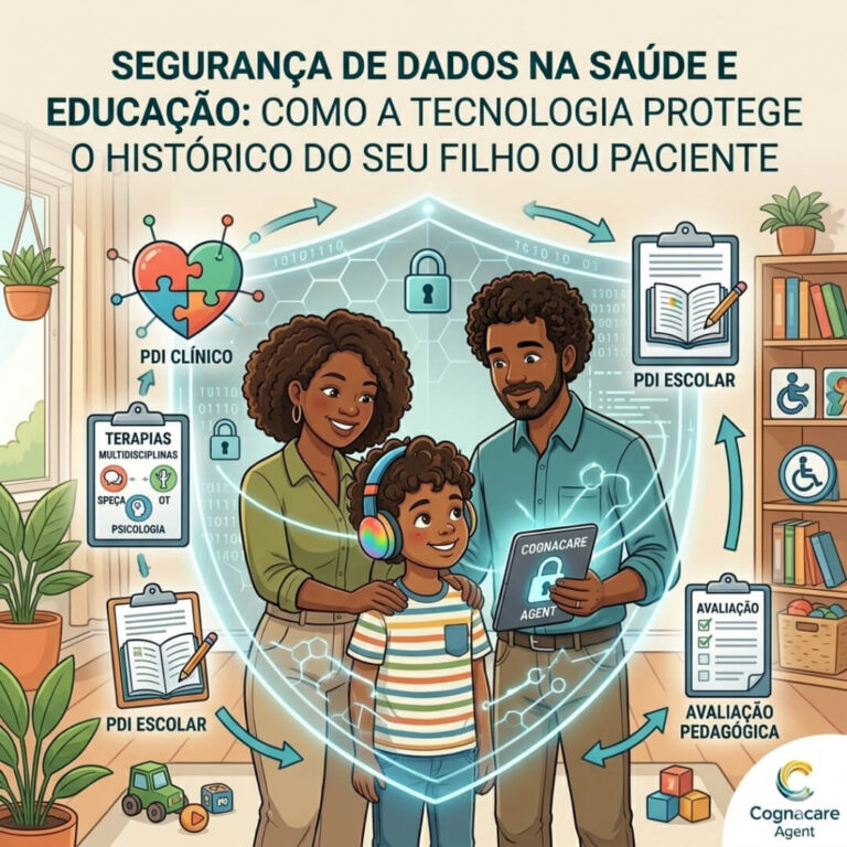 Segurança de Dados na Saúde e Educação: Como a Tecnologia Protege o Histórico do Seu Filho ou Paciente