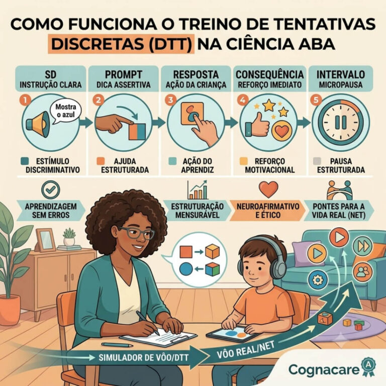 Como Funciona o Treino de Tentativas Discretas (DTT) na Ciência ABA